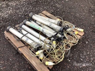 Quantity of (9) Werklampen