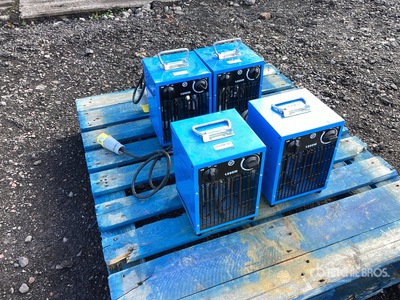 Quantity of (4) Heaters معدات التدفئة والتبريد المتنوعة