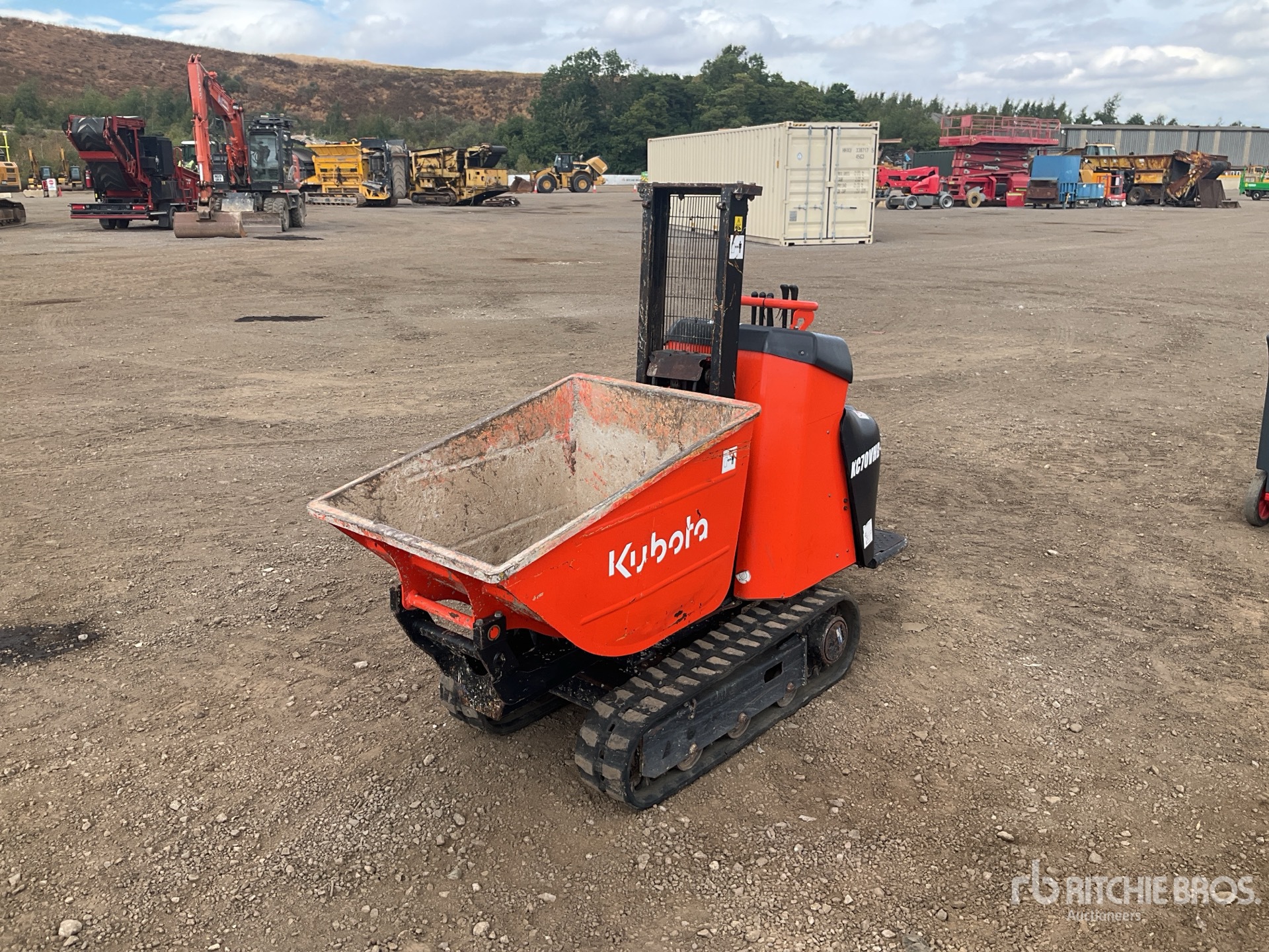 2022 Kubota KC70 0.55 t Stand-On Hi-Tip Mini Crawler Dumper