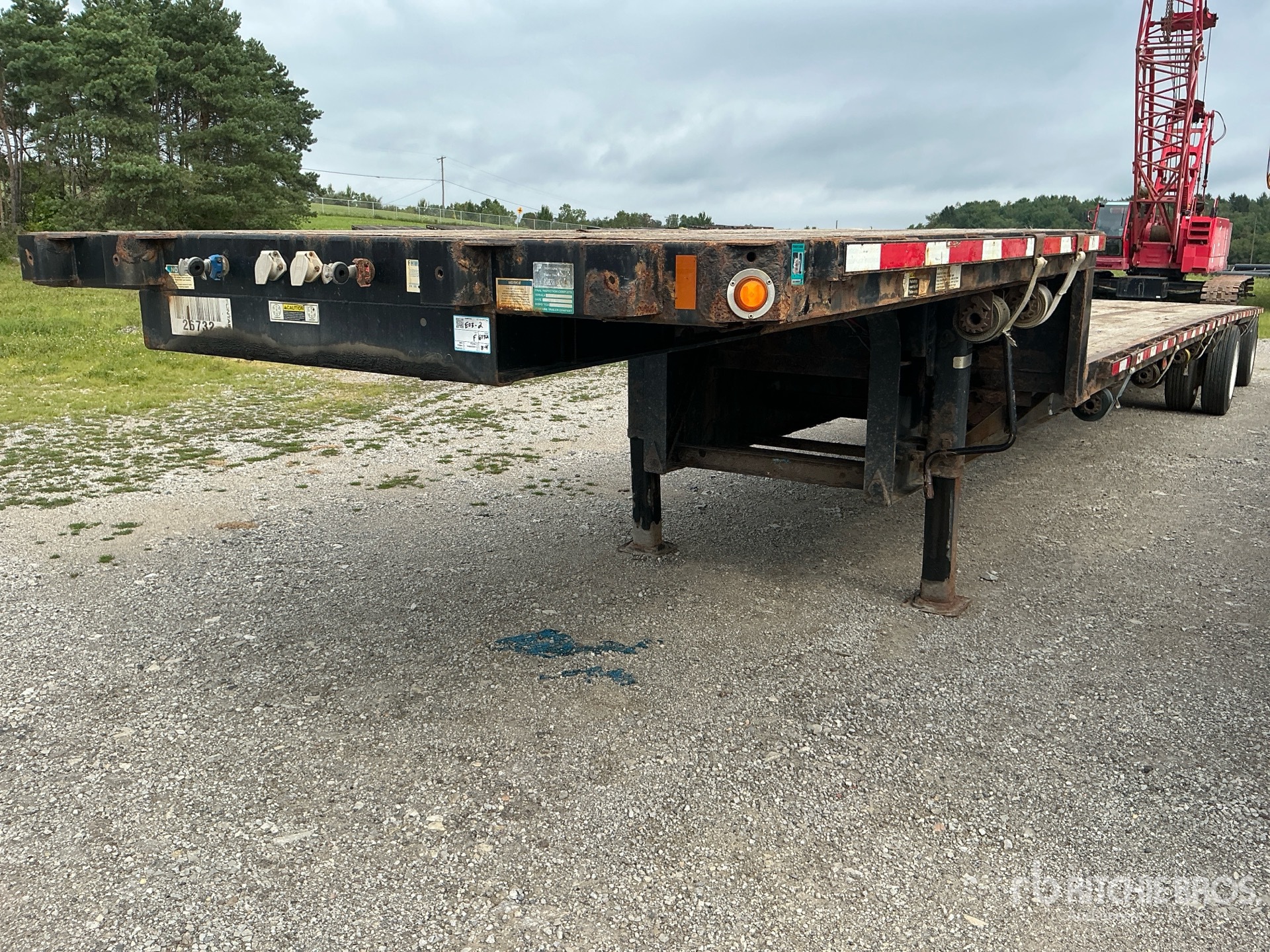 2018 Fontaine HAVSD12WSA 40000 lb 48 ft T/A Spread Axle Step Deck Trailer