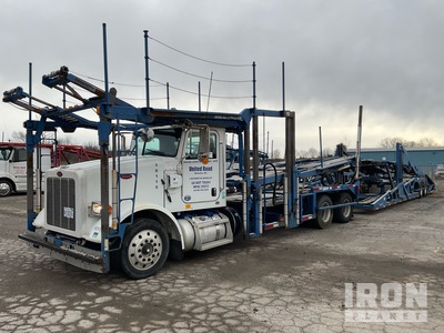 2014 Peterbilt 365 Car Carrier Truck W/ 2014 Cottrell Trailer