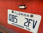 Trailer Chassis with License Plate Light Functional