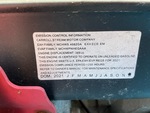 Engine with Emission Certification Label