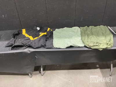 (12) Physical Fitness Jackets, (76) Barracks Bags & Assorted Items
