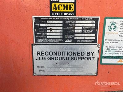 2011 JLG 800 AJ 4WD Diesel Articulating Boom Lift