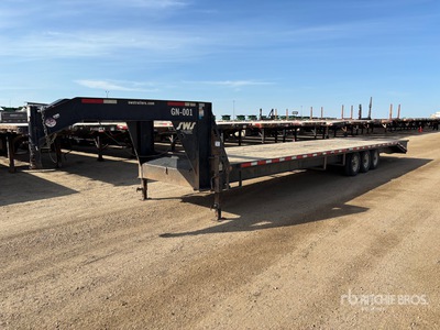 2022 Abu Trailers 36 ft Tri/A Gooseneck Remorque pour équipement