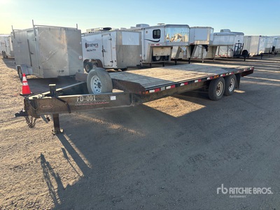 2021 BD Manufacturing 20 ft T/A Remorque pour équipement