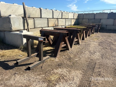 Quantity of (13) Large Sawhorses