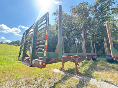 2009 Mclendon FT45L 45 ft T/A Pole Log Trailer (Inoperable)