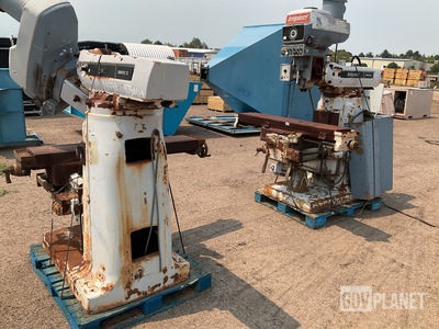 (2) Bridgeport Series II Vertical Milling Machines