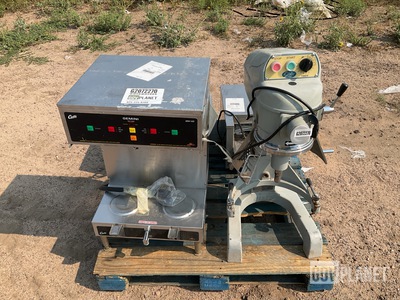 (1) Conveyor Oven, (1) Coffee System, (1) Toaster & (1) Globe Stand Mixer