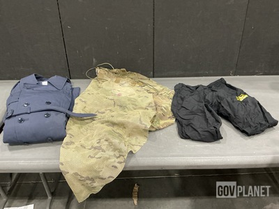 (5) All-Weather Coats, (2) Mesh Covers & Assorted Items