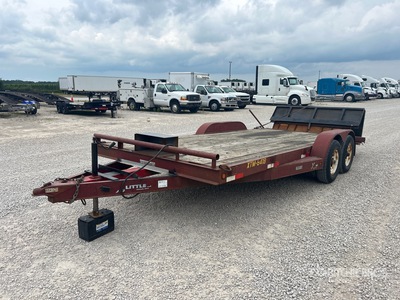 2006 Doolittle 18 ft T/A Remolque Portamaquinaria