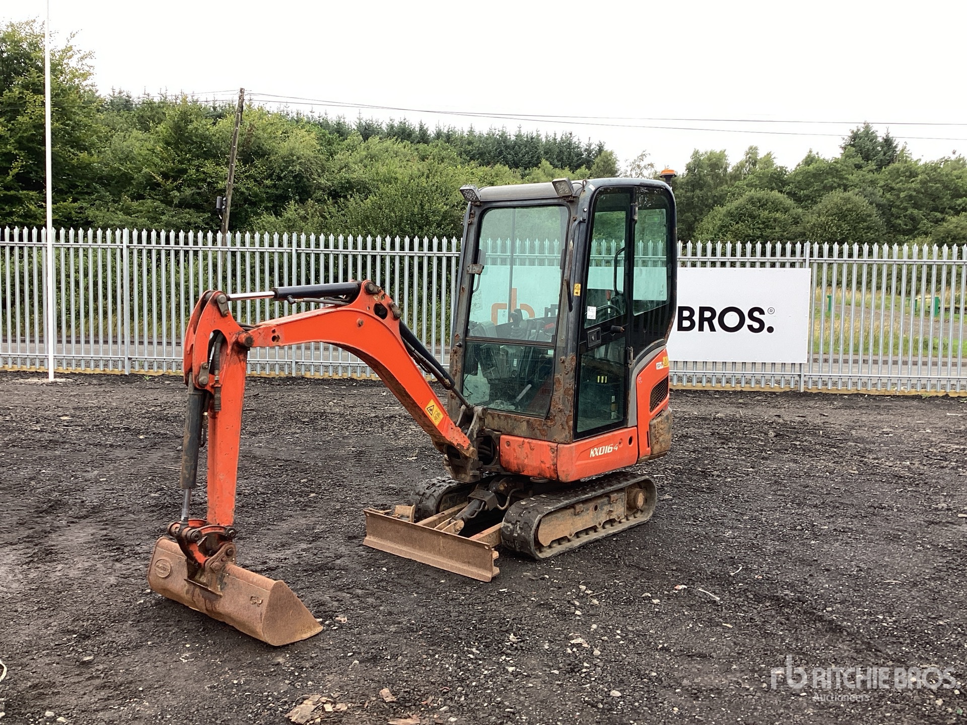 Kubota KX016-4 Tracked Excavator