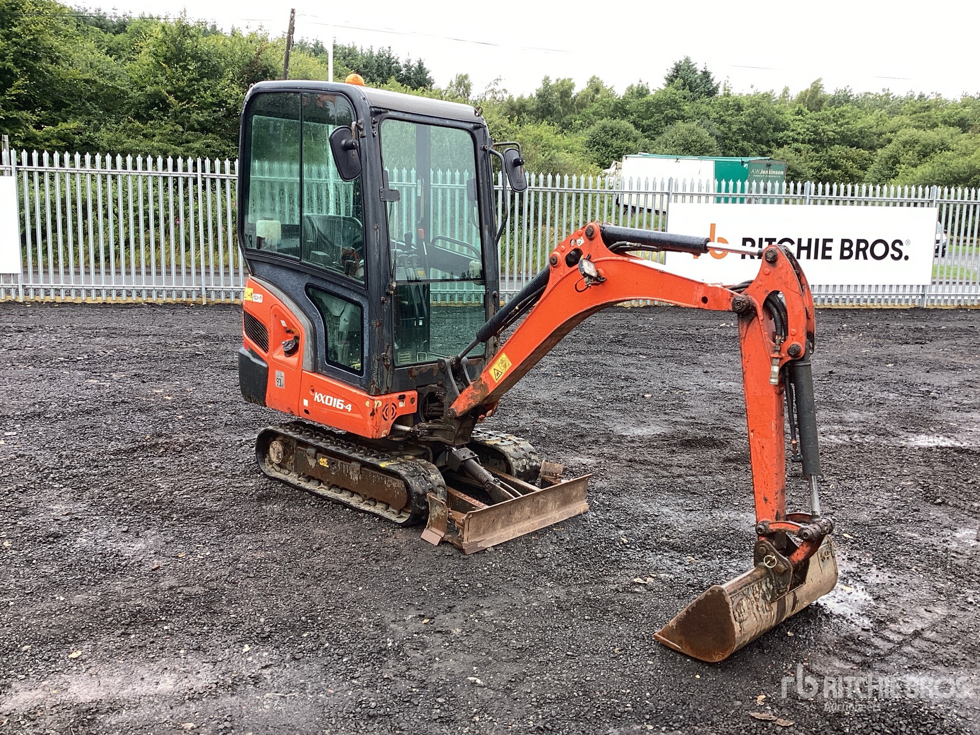 2017 Kubota KX016-4 Tracked Excavator