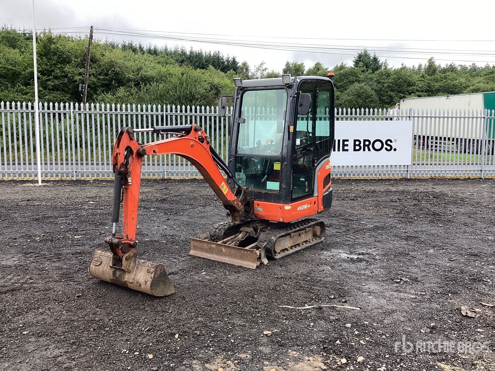 2017 Kubota KX016-4 Tracked Excavator
