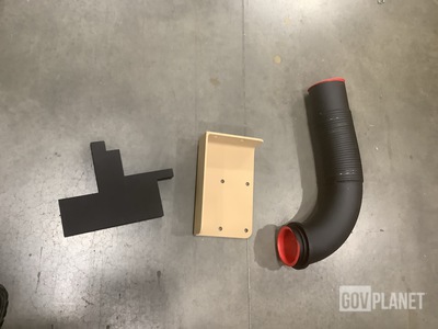 (1) Exhaust Pipe, (9) Vehicular Components Brackets & Assorted Items