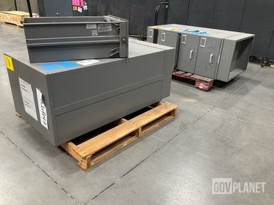 (2) Assorted Mosler Filing Cabinet Safes