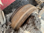 Undercarriage with Rear idler wear