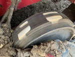 Undercarriage with Rear idler wear
