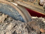 Undercarriage with Front Idler Wear