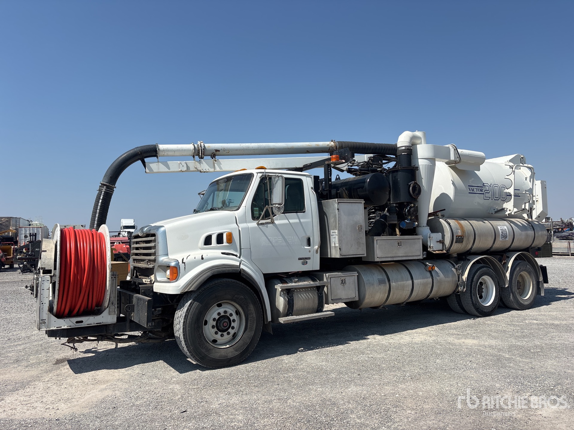 Vactor 2100 on 2009 Sterling L7500 6x4 Vacuum Excavator Truck