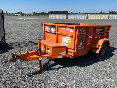 2019 Snake River DMP58 8 ft S/A Dump Utility Trailer