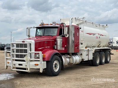 2010 Peterbilt 367 8x6 Sleeper Tanker Truck