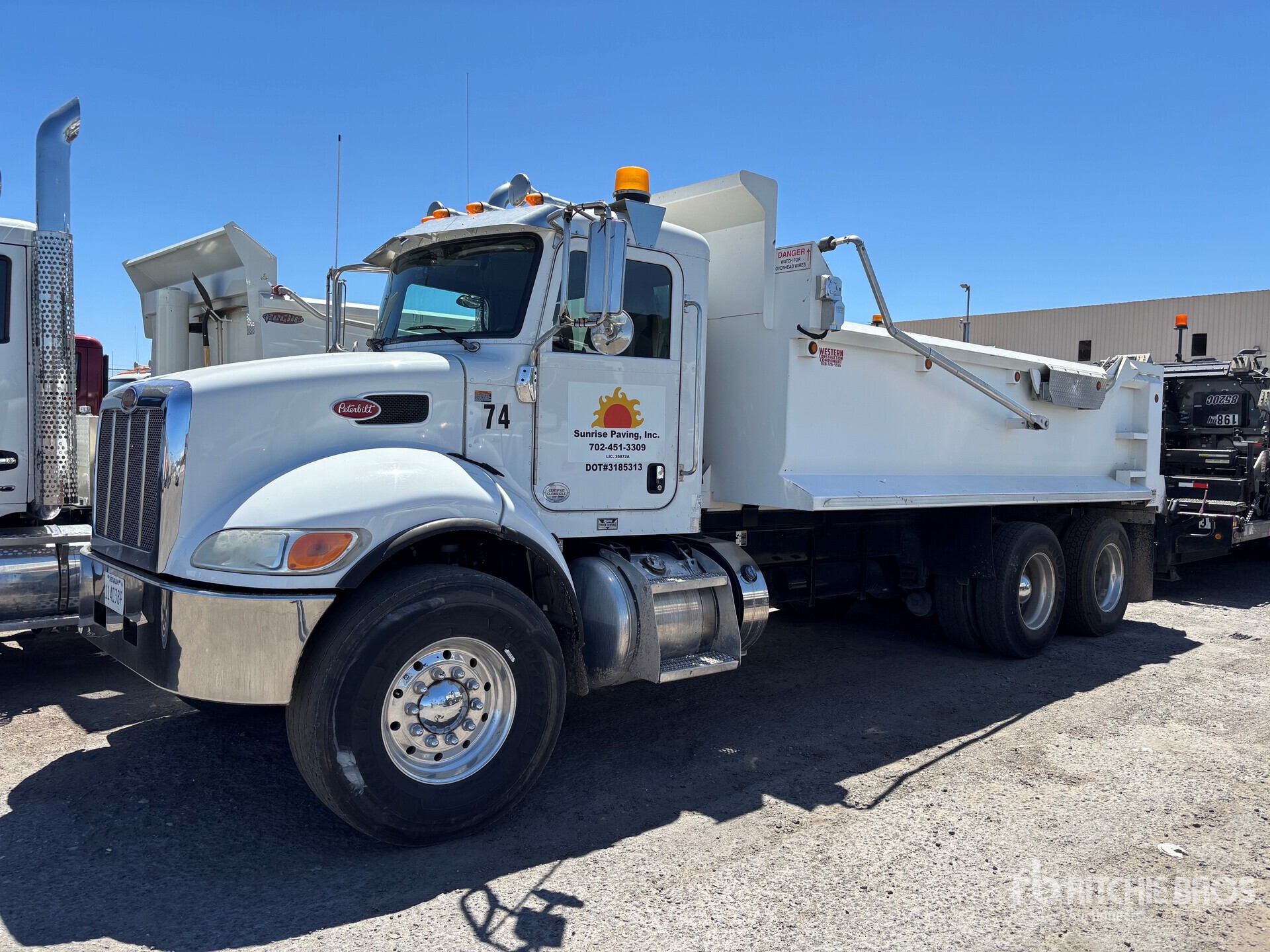 2019 Peterbilt 348 T/A Dump Truck
