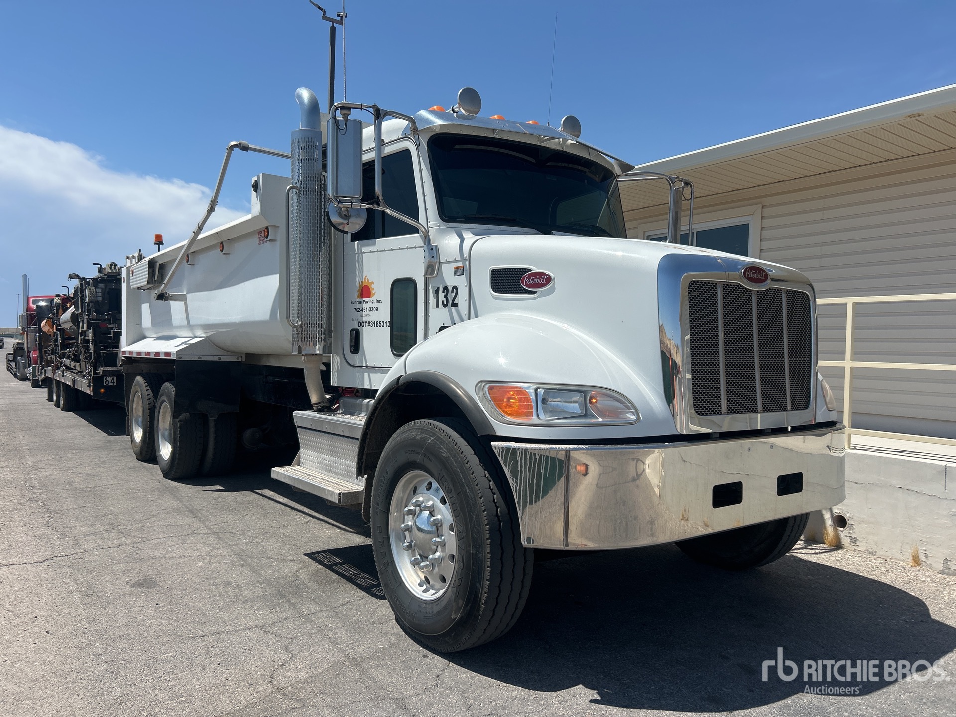 2021 Peterbilt 348 T/A Dump Truck