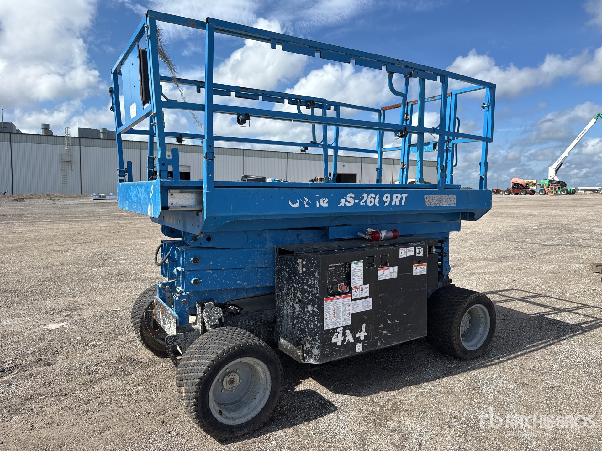 2017 Genie GS-2669 RT 4x4 Diesel Scissor Lift