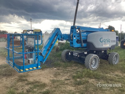2021 Genie Z-45 FE 4WD Diesel Articulating Boom Lift