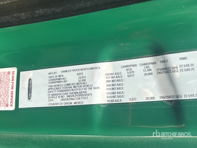 2024 Freightliner Cascadia 126 T/A Day Cab Truck Tractor