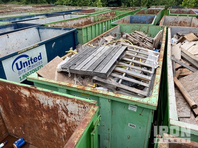 22 ft 30 cyd Roll-Off Container