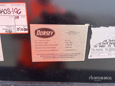 2023 Dorsey Dominator Lowboy Trailer