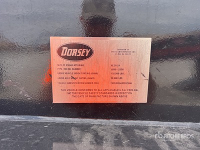 2025 Dorsey Contender Tri/A Lowboy Trailer