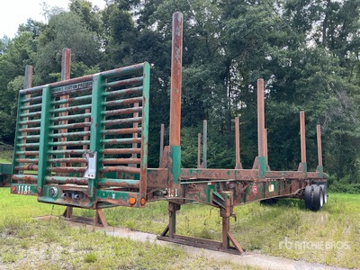 2015 Mclendon FT45L 45 ft T/A Remorque à bois