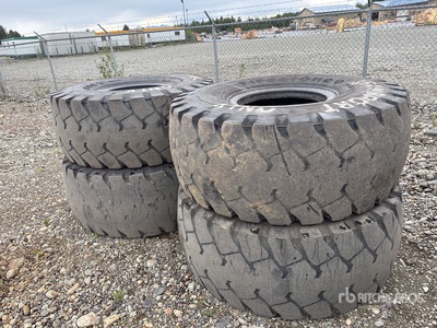 Quantity of (4) 26.5R25 Tires