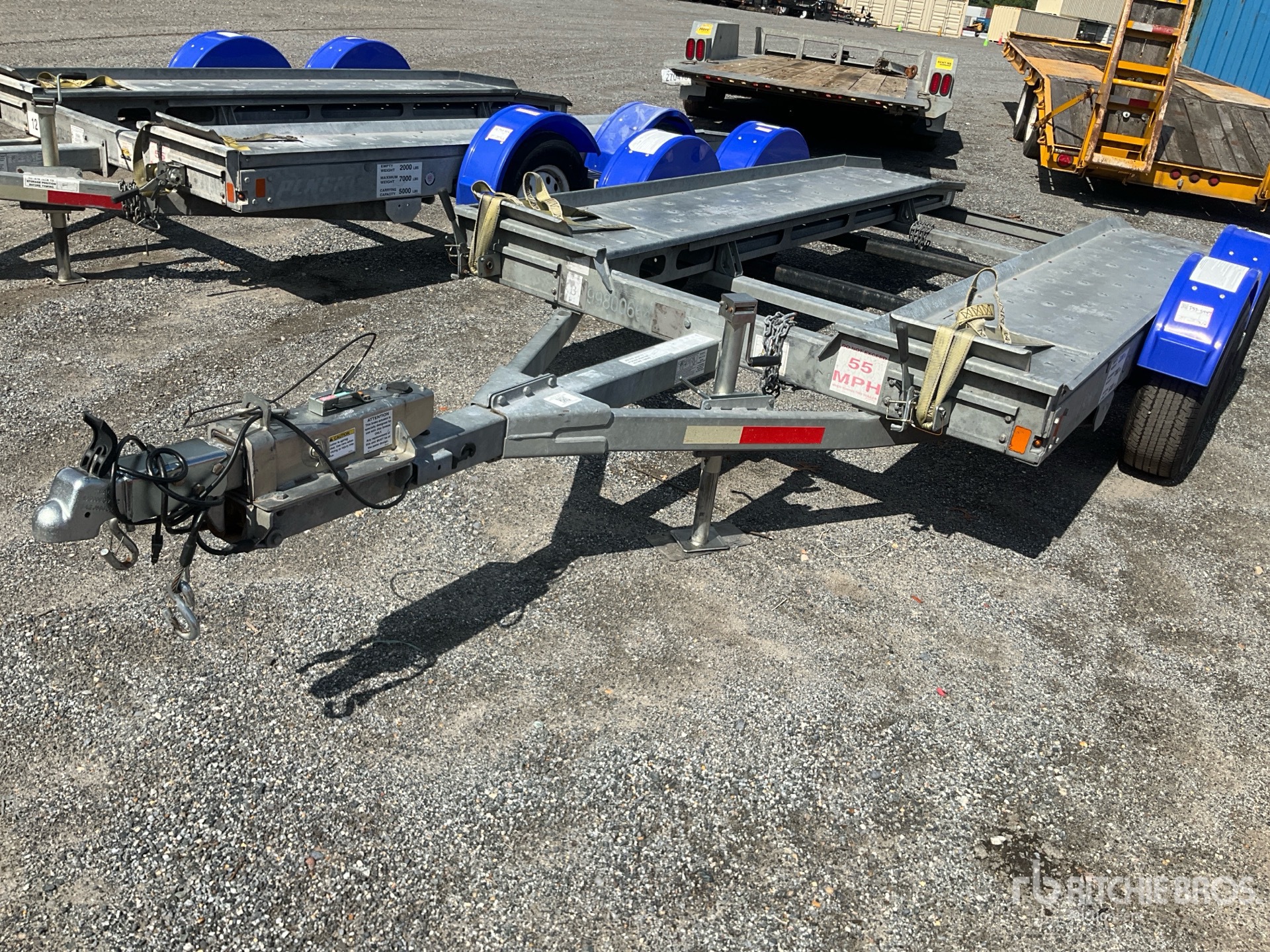 2019 Demco AT7000P T/A 1 Car Open Car Carrier Trailer