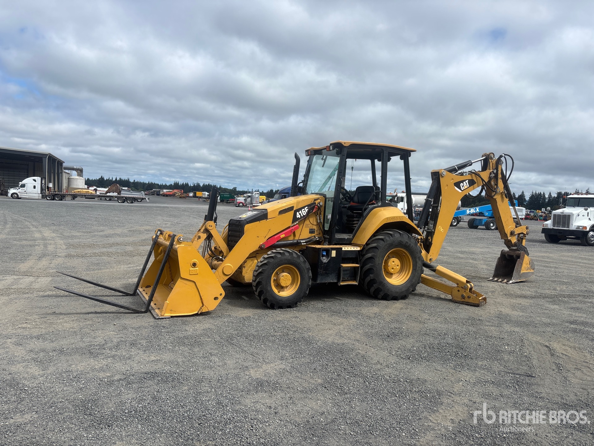2018 Cat 416F2 4x4 Backhoe Loader