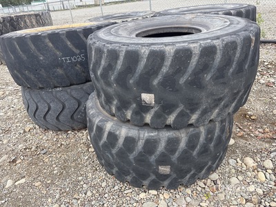 Quantity of (4) 26.5R25 Tires