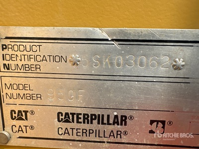 1997 Cat 950F Series II Wheel Loader