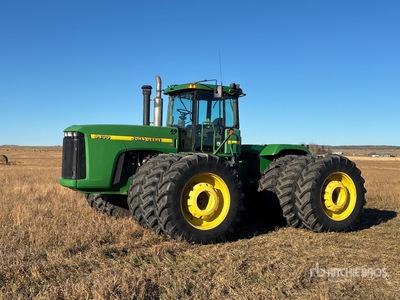1997 John Deere 9400 Knikgestuurde tractor