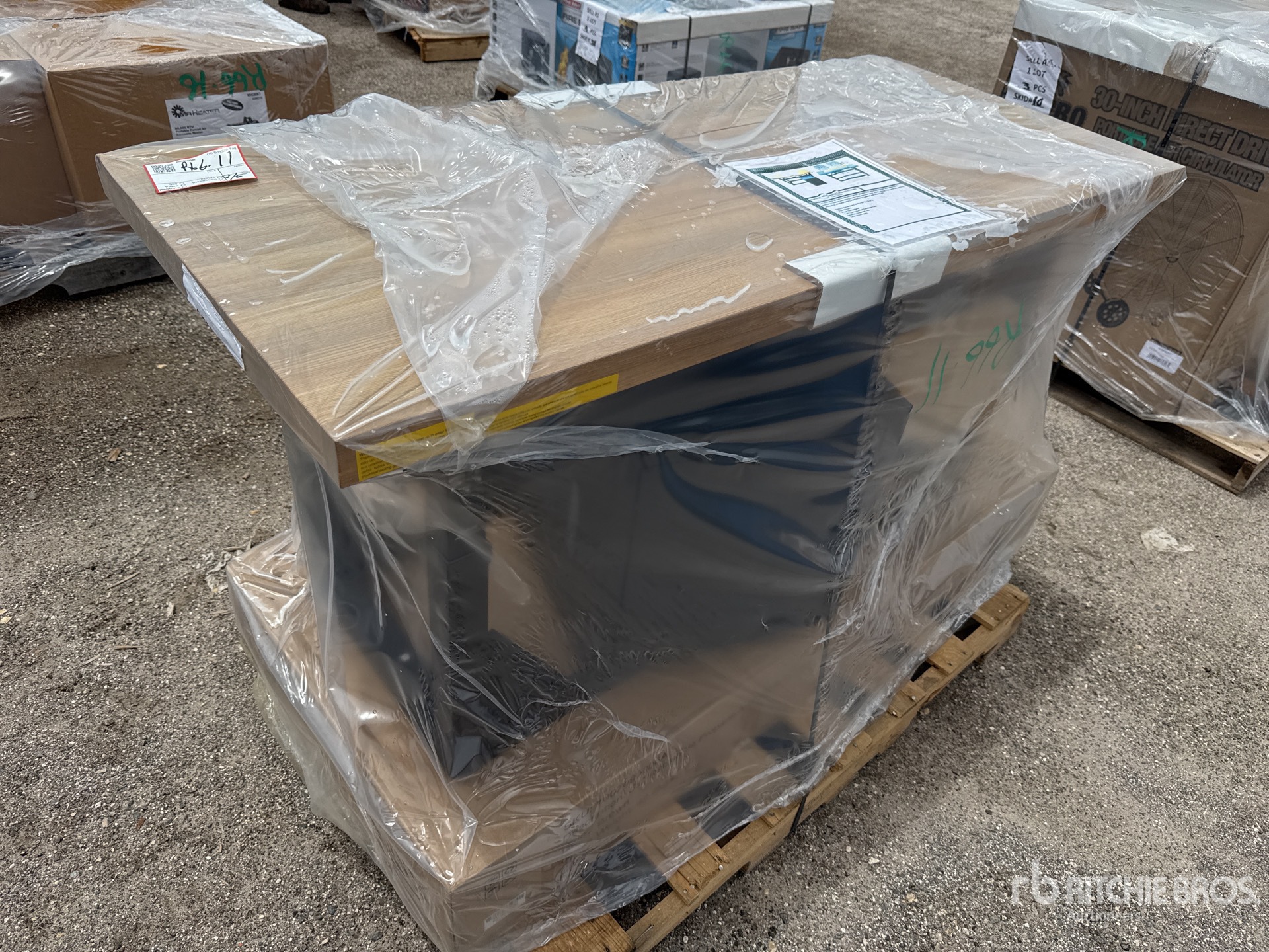Quantity of (2) 55 in Adjustable Height Propane Fire Pit Table (Unused)