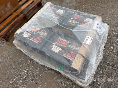 Quantity of (4) 1 Gauge 25 ft Heavy Duty Booster Cable Divers - Magasin, entrepôt, consommateur (Unused)