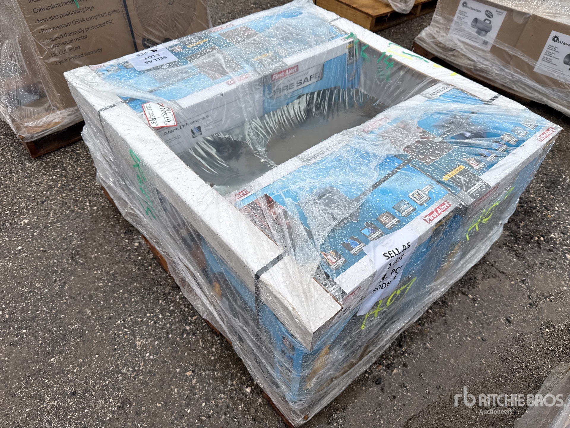 Quantity of (4) First Alert Fire & Water Proof Safe