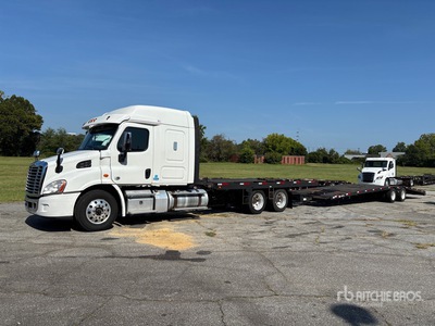 2019 Freightliner Cascadia 113 6x4 Sleeper Car Carrier Truck