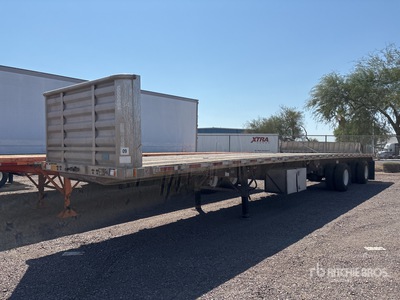 2000 Fruehauf 48 ft T/A Flatbed Trailer