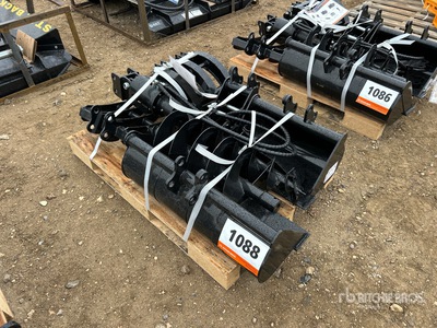 Quantity of (9) 2026 AGT 12EX-ATA Mini Excavator Attachments (Unused)