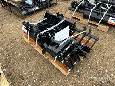 Quantity of (9) 2026 AGT 12EX-ATA Mini Excavator Attachments (Unused)